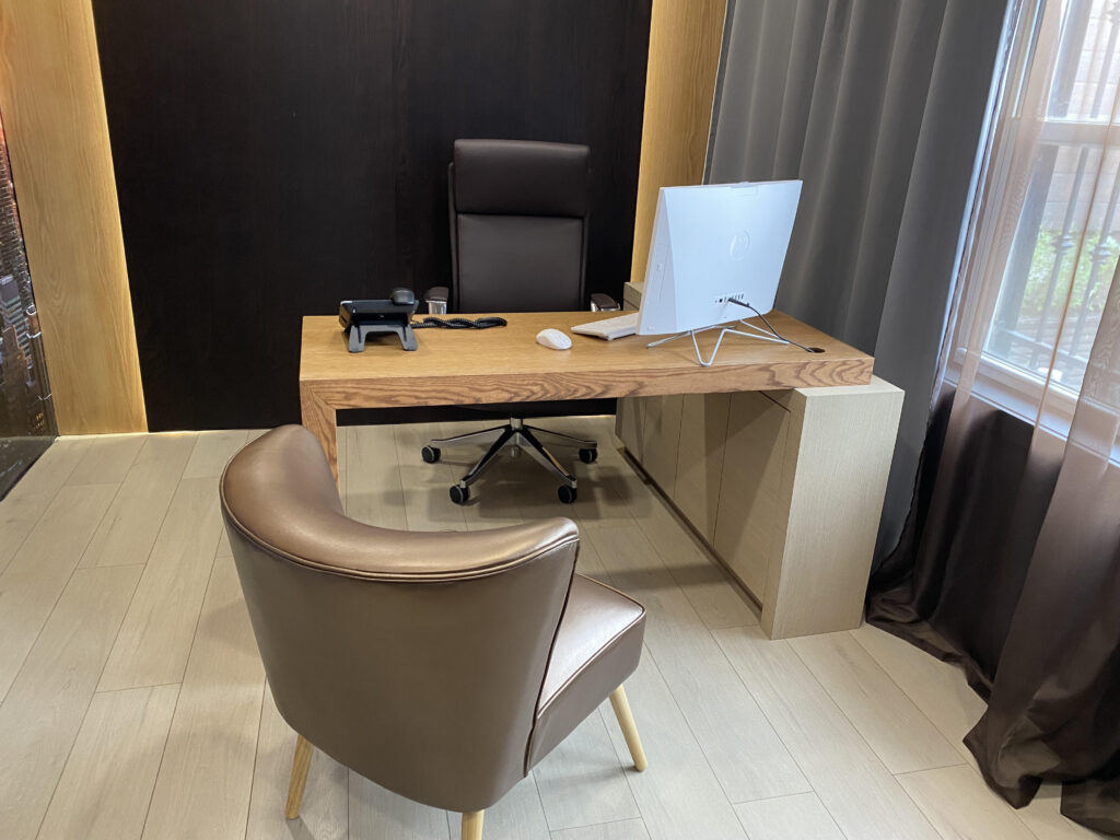 custom millwork desk